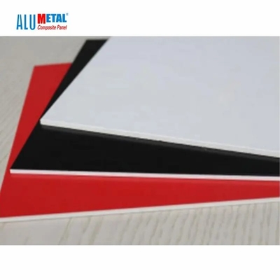 Панели 2440 x 1220mm огнеупорные белые ACP покрывают 3mm