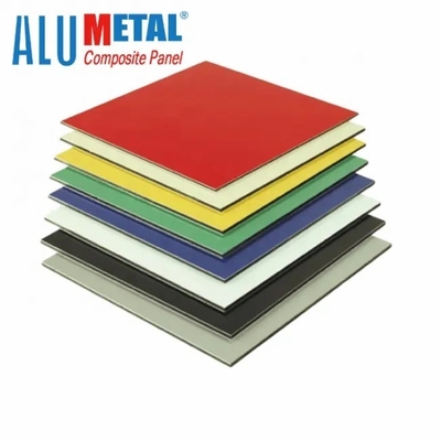 Панели 2440 x 1220mm огнеупорные белые ACP покрывают 3mm