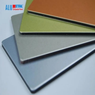 Продукты фасада панели Alumetal серебряные PVDF ACP алюминиевые составные