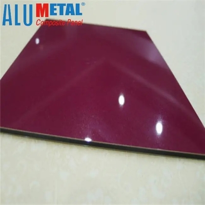 Панель листа 4x8 ACP плакирования Alumetal 2mm 3mm 4mm 5mm 6mm ACM Alucobond алюминиевая составная для панели стены
