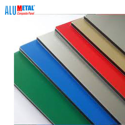1220x2440mm почищенный щеткой лист 5mm AA1100 панели PVDF алюминиевый составной