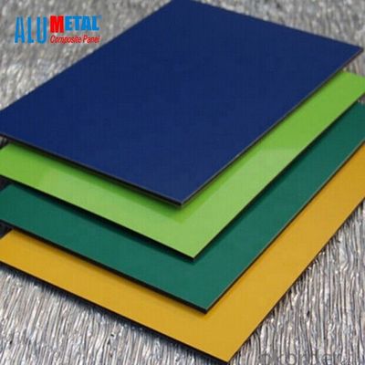 ядр 10mm LDPE панели композиционного материала зеркала фасада 1500mm алюминиевое