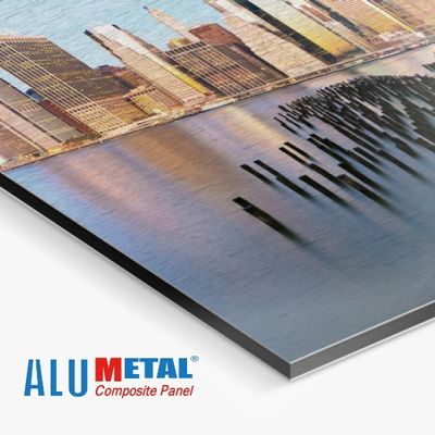 плакирование 1220x2440 Mm панели 0.3mm Nano алюминиевое пластиковое составное на открытом воздухе