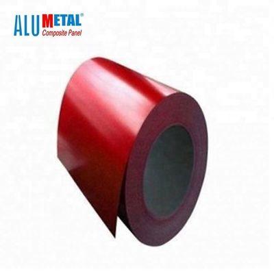 Покрашенный 8011 2500MM покрытый алюминиевый PVC катушки покрыл алюминиевую катушку 0.06MM отделки