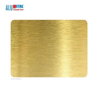 PVC 5mm почистил алюминиевый составной лист щеткой AA3003 панели Nacreous