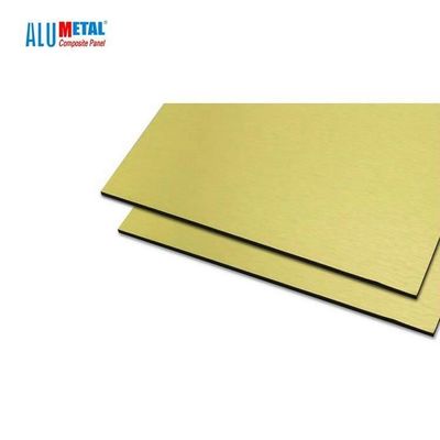 PVC 5mm почистил алюминиевый составной лист щеткой AA3003 панели Nacreous