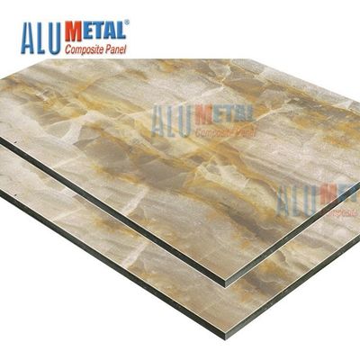 покрытие панелей внешней стены PVDF панели 5mm 1570mm мраморное алюминиевое составное