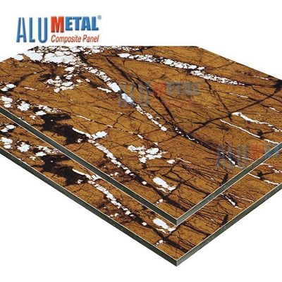 Плакирование Nano 2440mm стены Acp листа панели мраморного PE LDPE 0.70mm алюминиевое составное